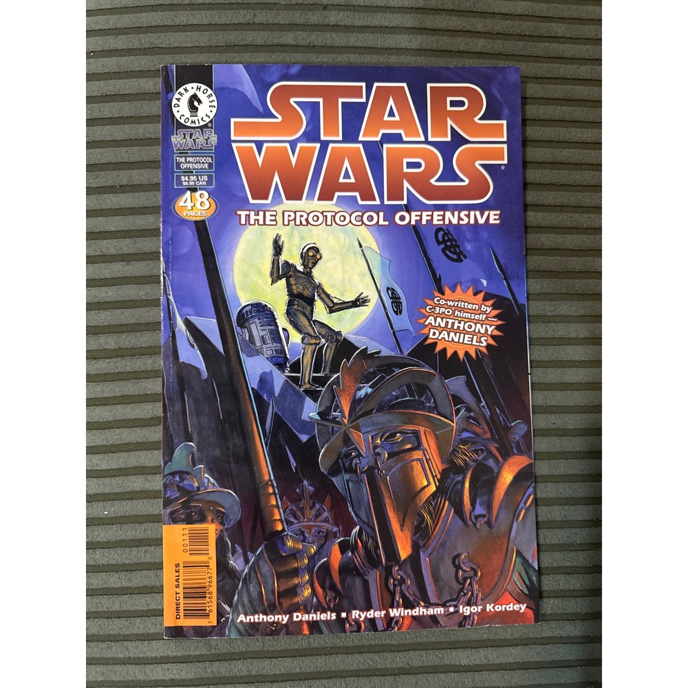 Dark Horse Star Wars The Protocol Offensive Comic Anthony Daniels C-3PO R2-D2